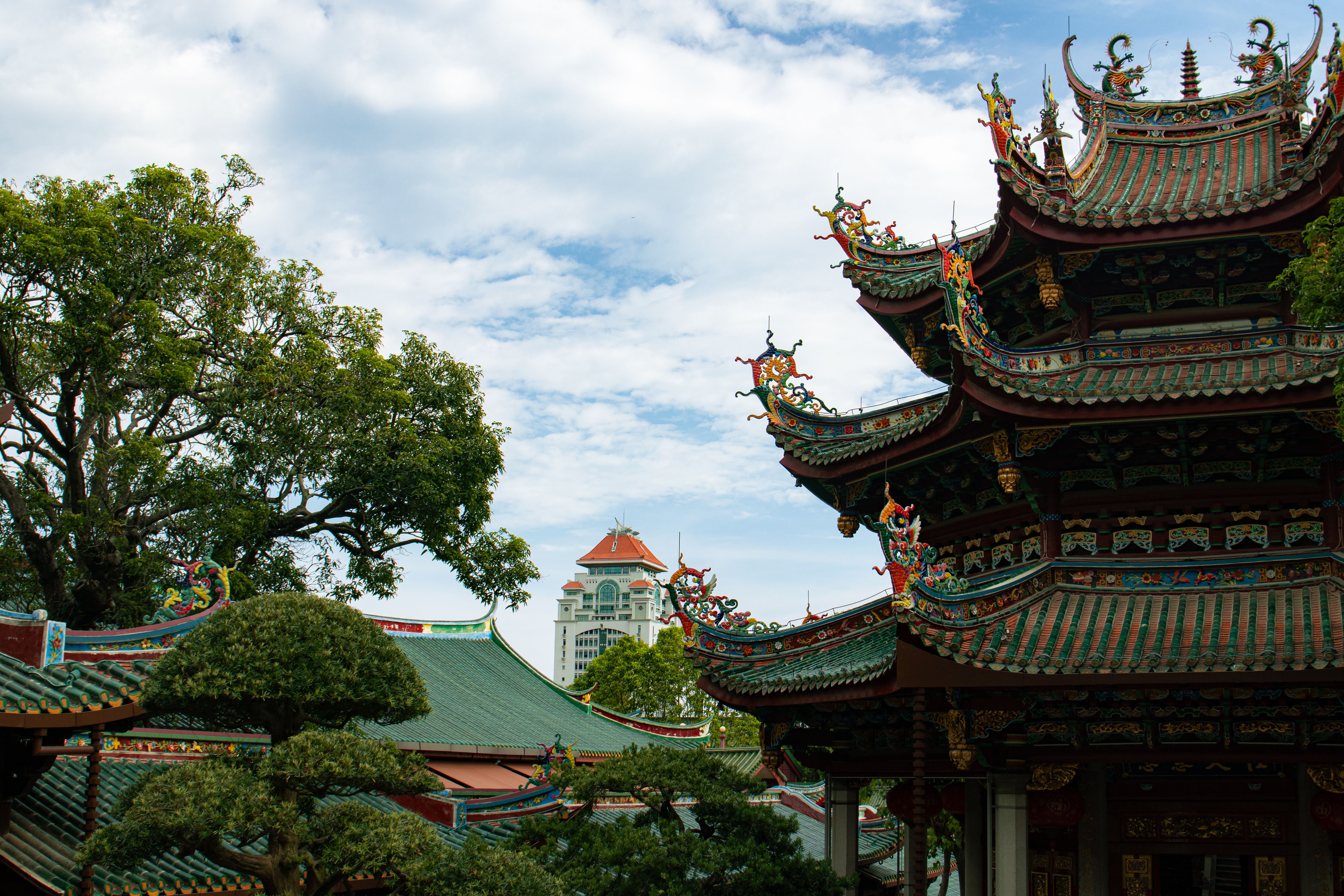 The southern-style roofs of Jimei School Village