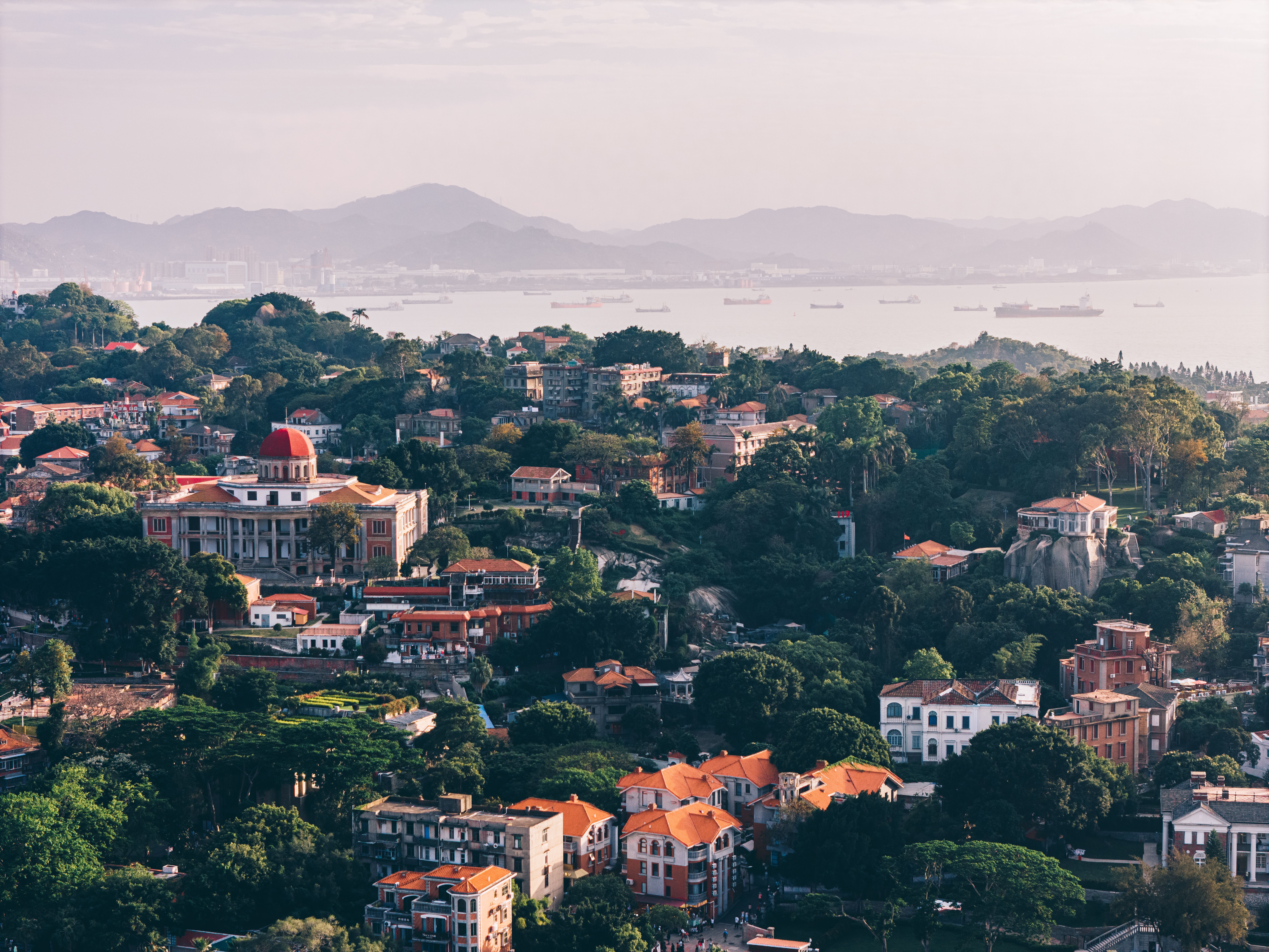 The summit of Sunlight Rock above Gulangyu
